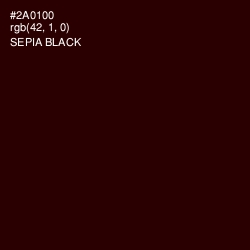 #2A0100 - Sepia Black Color Image